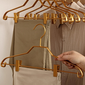 Appendiabiti <span class=keywords><strong>in</strong></span> Alluminio Dorato di Alta Qualità <span class=keywords><strong>per</strong></span> Negozi di Abbigliamento, Appendiabiti Singolo <span class=keywords><strong>per</strong></span> <span class=keywords><strong>Abiti</strong></span> da Sposa, Camicie e Giacche - Product Image 1