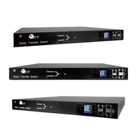 Boîtier de distribution d'alimentation OIT 19 pouces à montage en rack avec télécommande STS PDU 250V 10A-32A Prises 1 phase en tôle métallique Prises en option