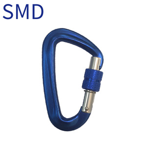 Mousqueton en alliage d'aluminium 25KN avec verrouillage à vis pour l'escalade, l'alpinisme et le yoga aérien - Product Image 3