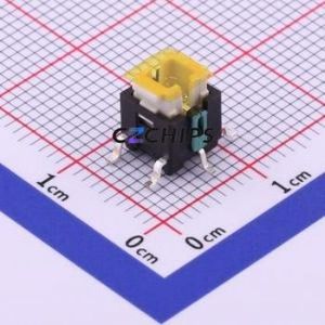 K6-6275S04 Tactile Switch SMD,6x6mm Switch ( Operating Force: 1.6N )( Mounting Type: Vertical Mount )( Switch Length: 6mm ) - Product Image 1