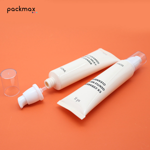 Custom 100ml White Face Wash Soft Tube, PE <b>Vacuum</b> Pump Tube Packaging for Cleanser & <b>Hand</b> Cream - Product Image 2