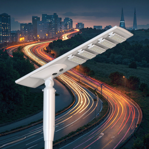 Adjustable <b>Light</b> Source Module Solar Street <b>Light</b> Auto-Following Solar LifePo4 Battery IP65 All-in-One <b>LED</b> CCTV Road - Product Image 1
