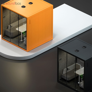 Cabina de oficina acústica de conversaciones privadas Cápsula de reunión silenciosa con cancelación de ruido para entornos de trabajo ruidosos - Product Image 3