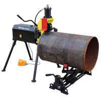 Machine de rainurage de tuyau hydraulique RG-4X léger 8-24 pouces tuyaux en acier fente coupe outil électrique Support OEM/ODM pour mur