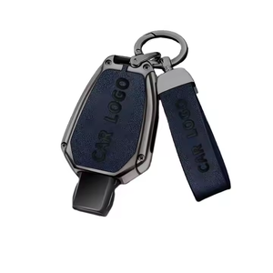 Custodia Protettiva in Lega di Zinco e Pelle per Chiave Auto Mercedes Benz Classe B <span class=keywords><strong>C</strong></span> S AMG GLA CLA GLC W176 W221 W204 W205, Compatibile con Camry - Product Image 4
