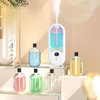 Diffuseur d'arômes mural automatique intelligent avec affichage numérique LED, veilleuse et rechargeable