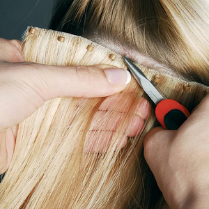 批发工厂价格优质扭结直微珠纬纱双拉人发延伸 - Product Image 3