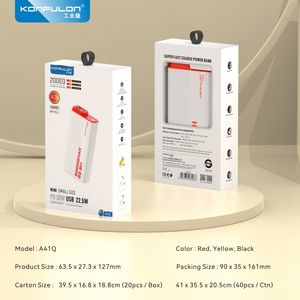 Banque d'alimentation Konfulon 2025, best-seller, charge rapide 22,5 W, grande capacité 20000 mAh, <span class=keywords><strong>petite</strong></span> <span class=keywords><strong>taille</strong></span>, batterie externe - Product Image 6