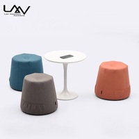 Pouf moderne en tissu pour salon et chambre à coucher, meuble ottoman, repose-pieds, chaise, vente en gros