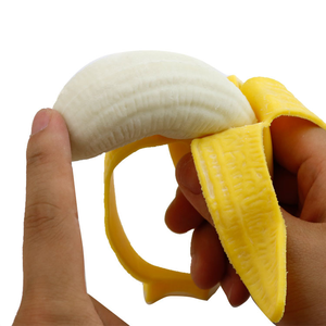 Juguetes de goma de plátanos simulados pelables para amasar y relajar, de rebote lento, para descompresión y ventilación, juguetes de frutas al por mayor 14+ - Product Image 3