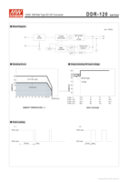 Alimentation à découpage Mean Well DDR-120D-48 48V 2.5A 120W Type Rail DIN Convertisseur DC-DC Meanwell