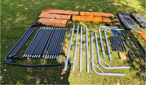 <span class=keywords><strong>Trampoline</strong></span> rectangulaire Zoshine Orange à faible bruit en acier, idéal pour le saut et le plaisir en extérieur sans déranger les voisins - Product Image 6