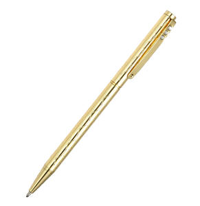 Stylo à bille en métal or rose de haute qualité, vente chaude, logo personnalisé, stylo de luxe fin pour hôtel - Product Image 5