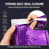 Enveloppe à bulles aluminisée personnalisée, résistante aux chocs et imperméable, pour accessoires et vêtements, e-commerce