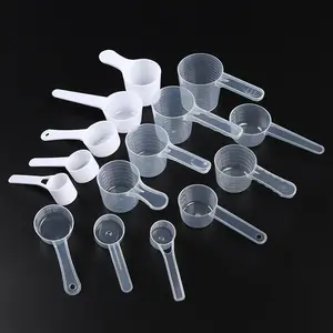 Wegwerp Plastic Maatlepels Voor Koffiethee Melkpoeder 1G 2G 2.5G 3G 4G 5G 6G 7.5G 10G 12G 15G 20G 25G 30G 35G