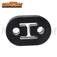 Support d'échappement en caoutchouc PU 74x48mm avec 2 trous