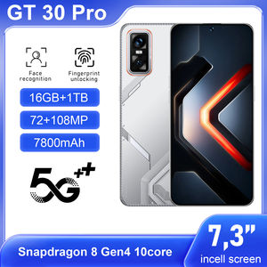 Điện thoại thông minh 5G GT30 Pro cấu tạo chắc chắn, 16GB+1TB, màn hình 7.3 inch, chip 10 nhân, camera 108MP, đèn LED, quay phim 4K, hệ điều hành <span class=keywords><strong>Android</strong></span>, mở khóa, 2 <span class=keywords><strong>SIM</strong></span> - Product Image 5
