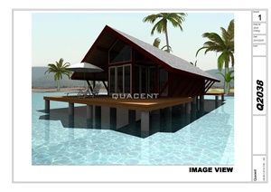 Quacent Panel aislado estructural personalizado o sistema de acero de calibre ligero Casa pequeña de resort modular prefabricada - Product Image 6