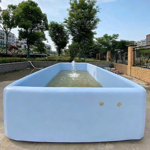 Piscine Gonflable Rectangulaire Durable à Bon <span class=keywords><strong>Prix</strong></span>, Piscine Portable Personnalisée DWF pour Enfants, Idéale pour les Baignades en Famille dans la Cour - Product Image 1