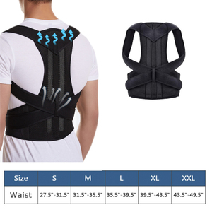 Corrector de Postura Ajustable de Neopreno y Material Compuesto Transpirable, Soporte Lumbar Cómodo - Product Image 5