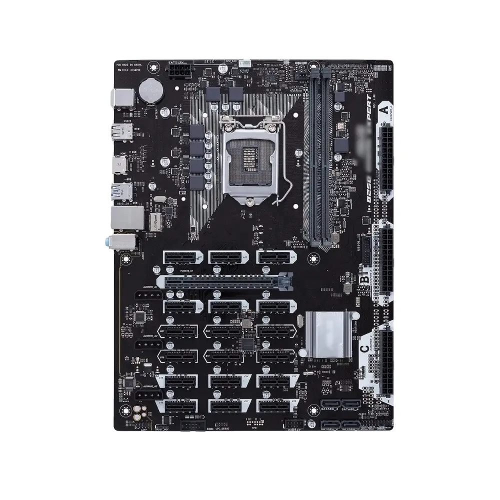 B250 Expert Computer ATX Motherboard LGA1151 19 GPU Card 1X 16X DDR4 Motherboard