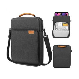 15.6 Inch Laptop Sleeve Case Messenger Shoulder <b>Bag</b> Padded Nylon Shockproof Waterproof Women Laptop <b>Bag</b> - Product Image 1