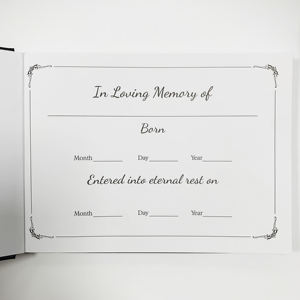 <span class=keywords><strong>Livre</strong></span> <span class=keywords><strong>d</strong></span>'invités funéraires de style moderne SM-JZ072 ensemble pour mémorial et condoléances - Product Image 5