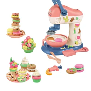 Kinder lustige DIY kreative Farbe Lebensmittel handgemachte Plastilin Modellierung Schleim Ton Spielzeug Kuchen Spielteig Set