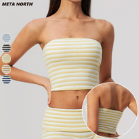 Bandeau de sport sans bretelles personnalisé grande taille, séchage rapide, extensible dans quatre directions, respirant, pour la gym, la course, le fitness, le yoga et l'athlétisme