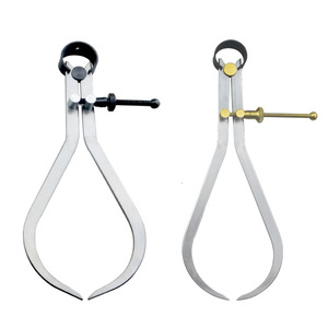 Pierna cuadrada de alta calidad que mide el acero inoxidable Ajustes precisos Calibrador exterior de resorte - Product Image 6