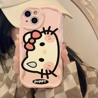 Coque de téléphone portable personnalisée avec motif d'animaux et de fleurs, douce et imprimée, pour iPhone 7 8 X Xr Xs Max 11 12 13 14 15
