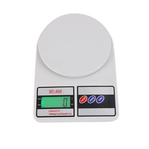 Balance <span class=keywords><strong>de</strong></span> <span class=keywords><strong>cuisine</strong></span> électronique <span class=keywords><strong>de</strong></span> précision unique 10 kg 1g SF-400 avec écran LCD et couvercle, pesée nutritionnelle, alimentée par piles - Product Image 4