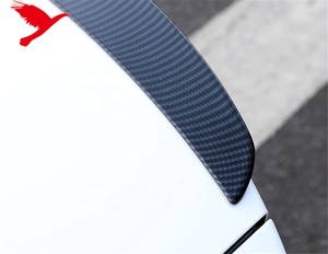 Accessori Per auto Centro del Tronco Lip Spoiler Ala ABS Stile Carbonio 1PC Per <span class=keywords><strong>Mazda</strong></span> <span class=keywords><strong>3</strong></span> M3 Axela Berlina 2020 - Product Image 4