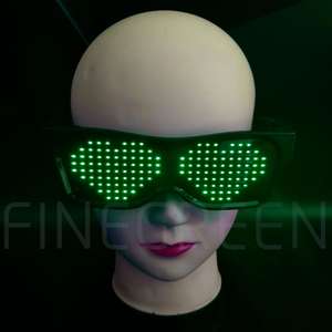 Gafas LED programables con aplicación recargable USB más nuevas - Product Image 4