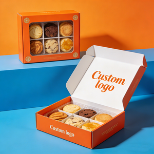 Boîte à biscuits au beurre sur le thème d'Halloween, design personnalisé, compartiments divisés, fenêtre <span class=keywords><strong>de</strong></span> présentation, emballage <span class=keywords><strong>de</strong></span> boulangerie résistant aux miettes - Product Image 3