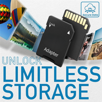 Adaptateur de carte mémoire Micro TF SD Transflash de haute qualité, cadre externe pour MicroSD, adaptateur SDHC SD
