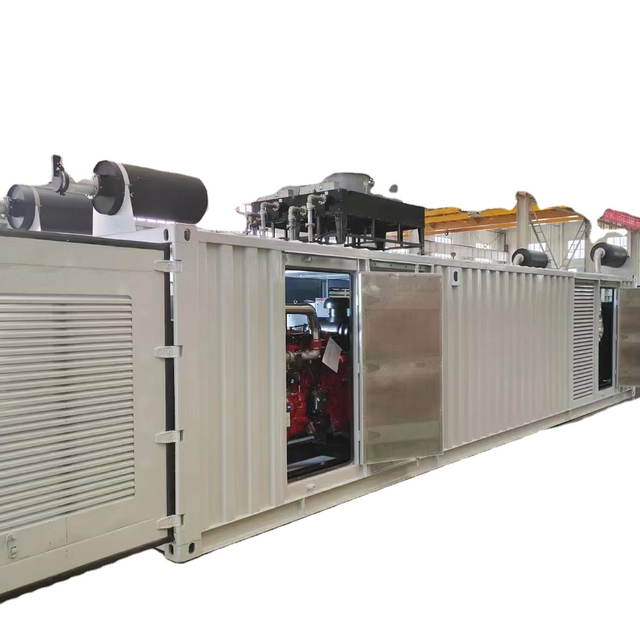 2MW 3MW 4MW 5MW 2000kw 3000kw 4000kw 5000kw Gas Generator Parallel Generator with Container with Silent Box