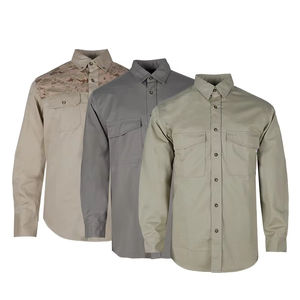 Venta al por mayor 100% algodón Nfpa 2112 FR soldadura resistente al fuego funciona camisa para la venta - Product Image 1