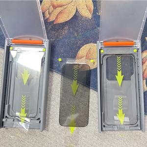 Geldt Voor Iphone 16 Pro Max Iphone 15 Volautomatische Stofvrije Geharde Film Om Te Voorkomen Dat Vingerafdrukken Scherm Anti-Drop Hd - Product Image 3