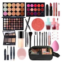 Kit de maquillage professionnel tout-en-un, coffret cadeau de maquillage complet, palette de fards à paupières, fond de teint, maquillage imperméable à haute pigmentation