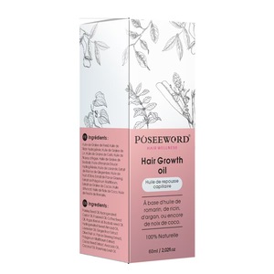 Sérum d'huile de ricin et de romarin biologique pur naturel, marque privée, huile essentielle pour le soin du cuir chevelu et des cheveux, favorisant la croissance capillaire, huile nourrissante - Product Image 3