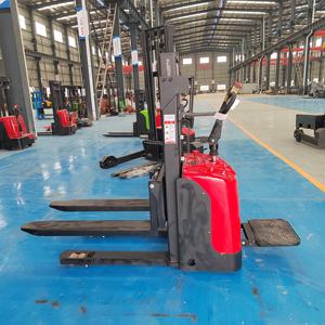 フォークリフト 2M 3.5M 4M 電動スタッカー 1.2t 1.5t 3300lbs スタッカーフォークリフト CE認証 ストラドルスタッカー リチウム電池 倉庫用 - Product Image 2