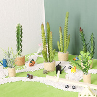 Miniature alimentaire miniature 1:6, Cactus en pot, Mini modèle pour maison de poupée BJD, Mini DIY