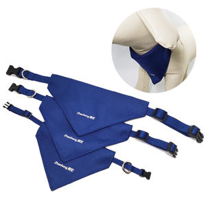 Bufanda ajustable para perro, cachorro, gato, Color sólido puro, Bandana - Product Image 4