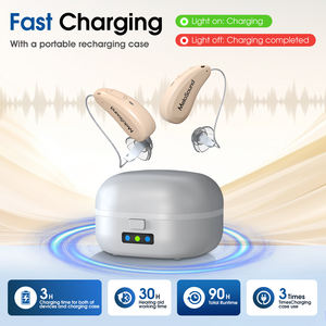 Melosound BTE หูฟังเครื่องขยายเสียงอุปกรณ์ช่วยฟังใหม่สำหรับผู้สูงอายุที่มีการสูญเสียการได้ยินผลิตภัณฑ์ที่ใช้แบตเตอรี่ - Product Image 2