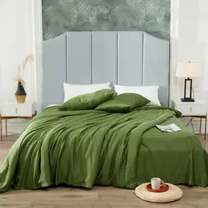 Edredón Reversible con relleno de seda, juego de cama de Lyocell de bambú, edredón individual, manta 3D, superventas