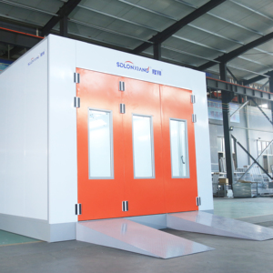 Cabine de <span class=keywords><strong>peinture</strong></span> automobile à économie d'énergie avec panneaux sandwich EPS / échangeur de chaleur en acier inoxydable et éclairage LED - Product Image 1