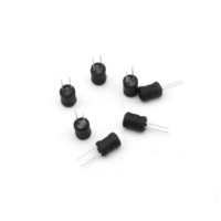 Bobine d'inductance à puce ferrite haute fréquence à borne de connexion, fabriquée en Chine, 3.3mH 4.7mH, à noyau, à fil radial, pour filtre d'alimentation électrique