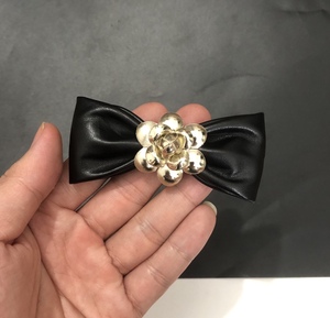 8.2x3.9cm dài sang trọng sợi nhỏ vải Trâm Pin Camellia hình nhỏ thơm hoa Corsage đầu Clip tăng cường hợp kim - Product Image 5
