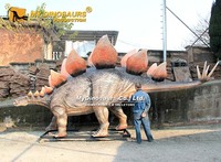 Statue de dinosaure Stegosaurus en fibre de verre pour parc d'attractions MY DINO AD-285